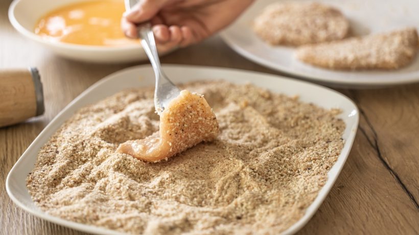 Het paneer van vlees.